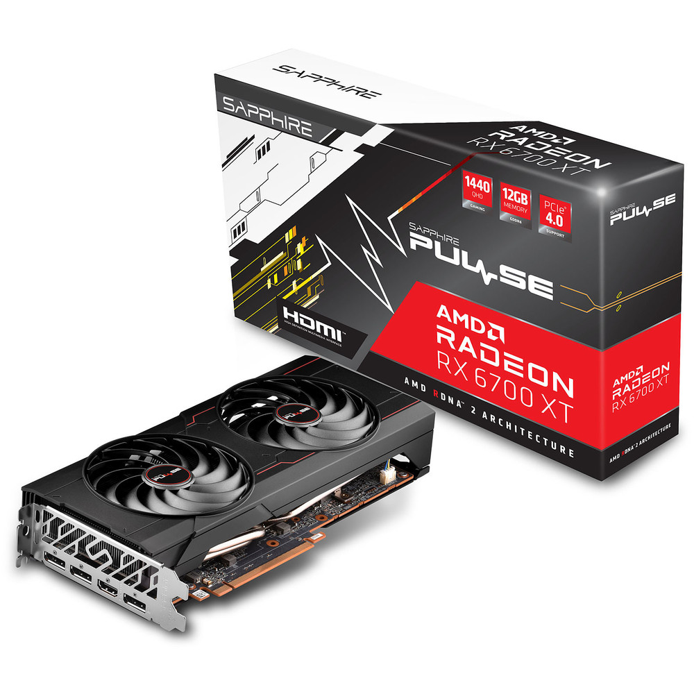 Sapphire PULSE Radeon RX 6700 XT GAMING OC + Xbox Game Pass 1 mois offert !